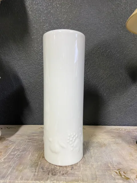 grand vase rouleau porcelaine limoges philippe deshoulières