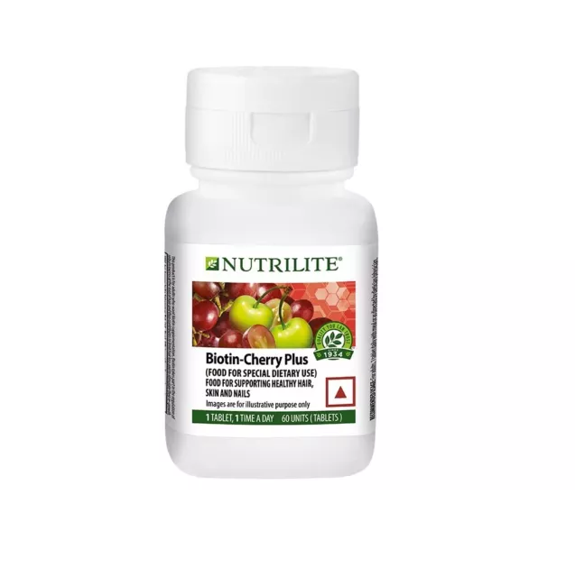 Buy Amway Nutrilite Biotin Cherry Plus 60 Tablets Online
