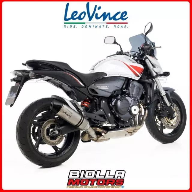 8400E Échappement Leovince Honda Cb 600 F Hornet 2010 - Lv One Evo Stainless Ste