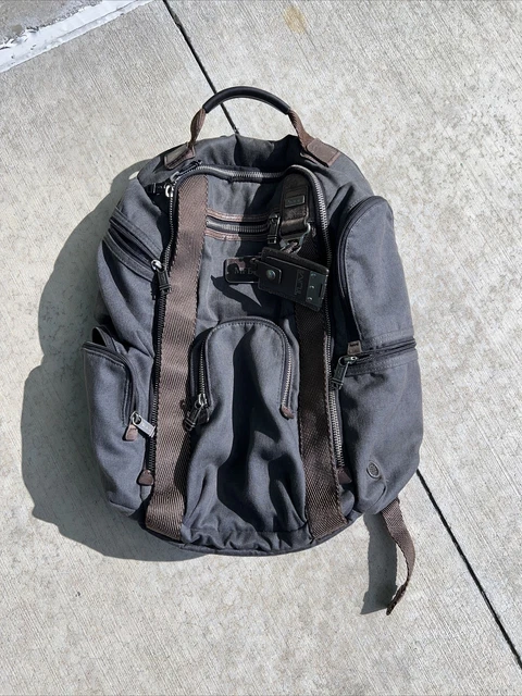Tumi Alpha Bravo Naval Deluxe Brief Pack backpack nice