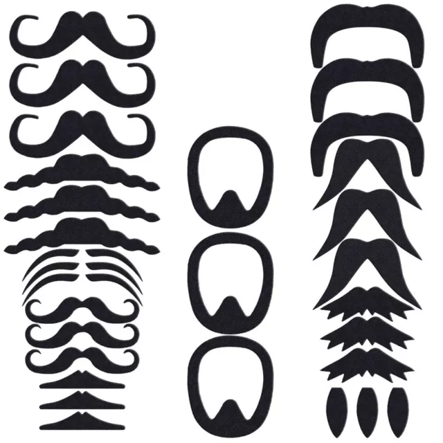 Self Adhesive Mustache Stickers for Men Dress Accessories Clothing