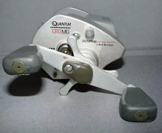 ZEBCO QUANTUM 1310MG Dyna Mag Baitcasting Reel FOR PARTS OR REPAIR -  INCOMPLETE $12.95 - PicClick