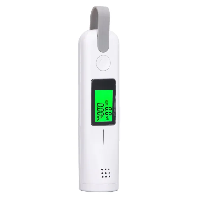 (White)Breath Tester High DC 5C Quick Response Breath Alcohol Tester Automatic
