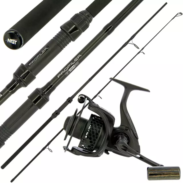 NGT 6FT 4FT Margin Stalker Rod With Reel Profiler Carbon Carp Fishing Rod  Black £44.95 - PicClick UK