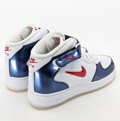 NIKE AIR FORCE 1 Mid Independence Day White Red Blue DH5623-101 Mens Size 10 $15.00 - PicClick