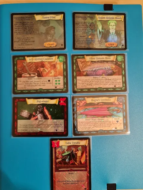 Harry Potter Wotc Vintage Rare Trading Cards X  7
