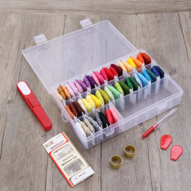 Kit de hilo dental bordado kits de punto de cruz hágalo usted mismo herramientas de costura hilo