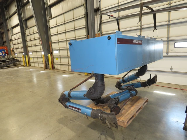 Micro Air MC2500 Welding Fume Extractor Arm Dust Collector Roto-Pulse Air Filter