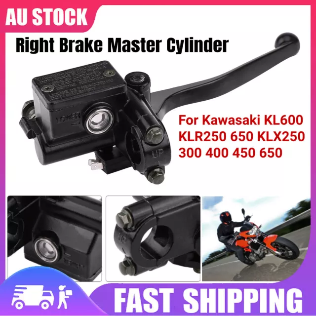 Front Right Hydraulic Brake Master Lever Cylinder Pit Dirt Bike ATV Quad AU