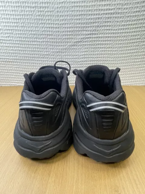 HOKA ONE ONE Bondi LTR Black Leather Running Shoes Women’s Size 7.5D ...