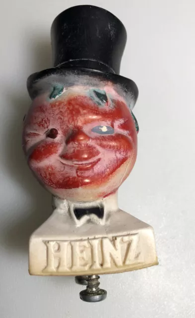 Vintage Heinz Mr. Aristocrat Tomato Man Advertising For Recipe Box Catsup Food