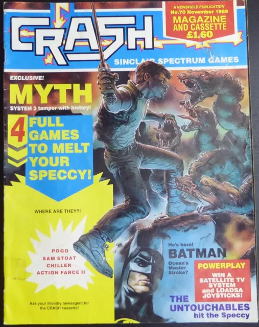 CRASH ZX Spectrum Magazine No.70 NOVEMBER 1989
