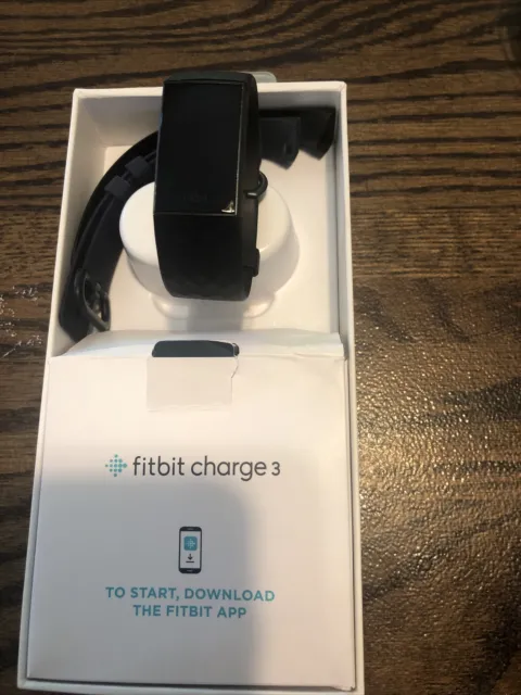 Fitbit Charge 3 FB409 3in LCD Heart Rate Fitness & Activity Tracker For Parts