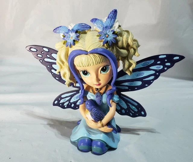 Bluebird Beauty Figurine Jasmine Becket-Griffith Songbird Fairies Collect, j2#17 Bluebird Beauty Figurine Jasmine Becket-Griffith Songbird Fairies Collect, j2#17