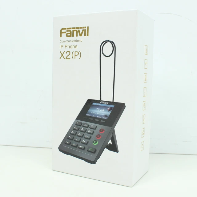 Fanvil X2P Call Center IP Phone - 2 Lines, 2.8\" Color Screen, New