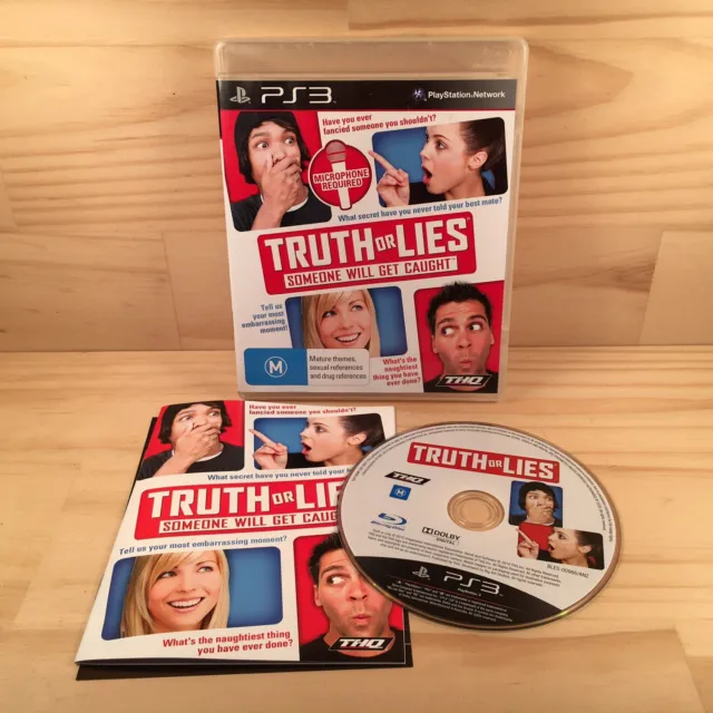 TRUTH OR LIES Family Adventure Playstation 3 PS3 Game (PAL) 2010