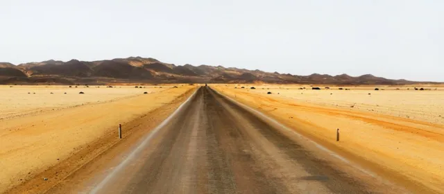 Photographie de Namibie, route #7517 (Skeleton Coast), impression photo sur toile