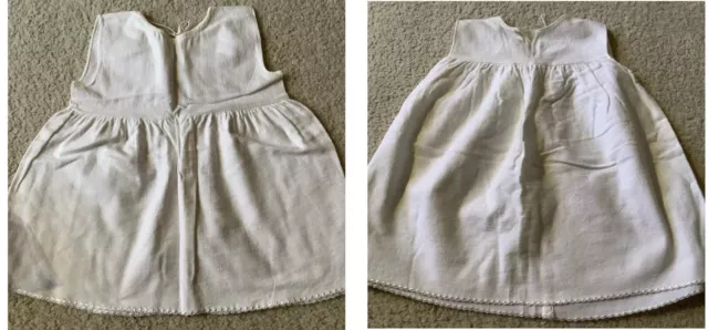 Coppia Vintage anni '70 Wiltex Bambina Ricamata Sottoslip Circa 3-6 Mesi