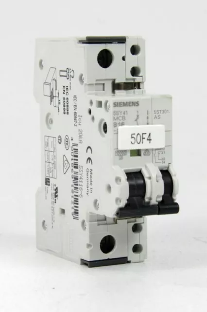 SIEMENS 5SY41 B16 Disjoncteur Lss 16 A 5SY4116-6 + Hs 5ST3010