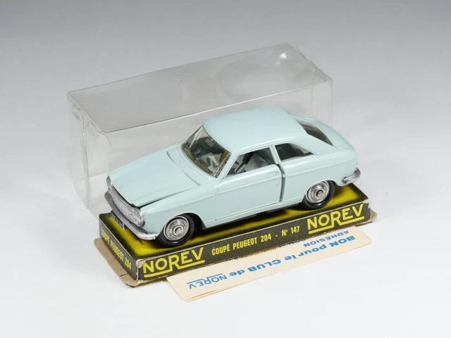 Miniature NOREV 1/43 - Break Peugeot 204 - Blanc Cassé, Boîte D'origine