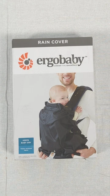 ERGObaby Bebé Carrier Protector de Lluvia Negro B00J4N4BHM