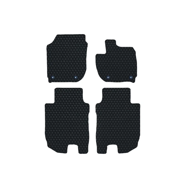 HONDA HRV MK2 20152021 GENUINE LUXURY Tailored Rubber Car Mats Black