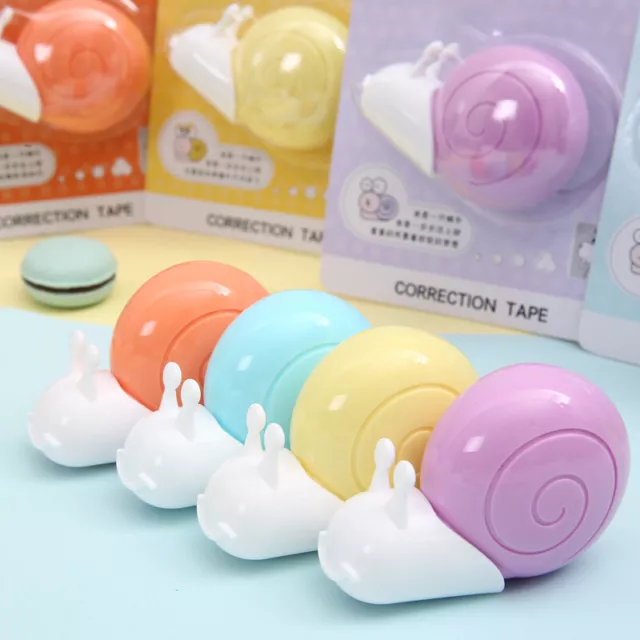 Creative Cartoon Cute Animal Snails Correction Tape Cute Animal Stationery