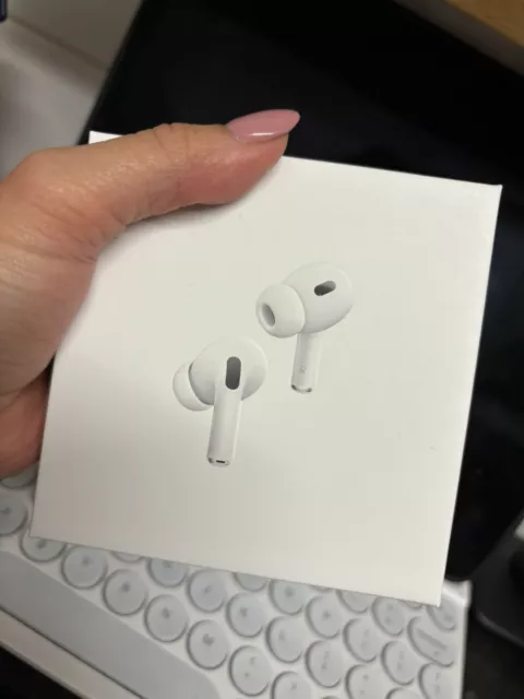 Apple AirPods Pro 2nd Generation with MagSafe Wireless Charging Case - White