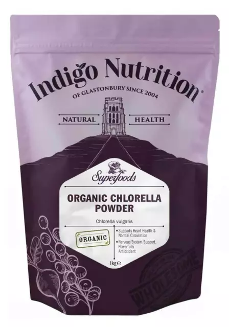 Organic Chlorella Powder - 200g - 500g - 1kg - Indigo Herbs