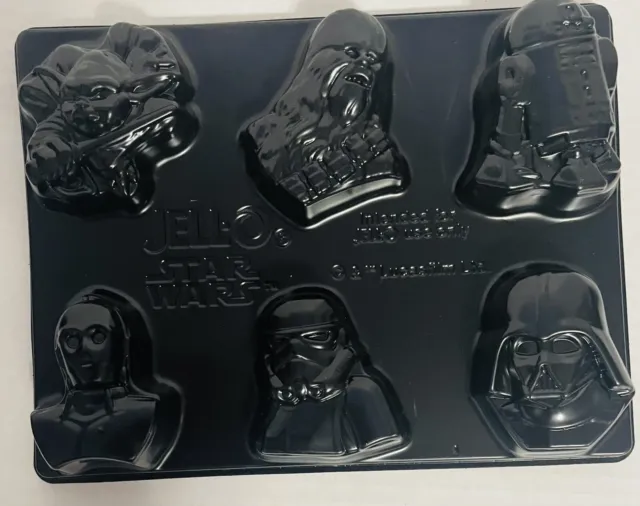 Molde de gelatina de Star Wars Jigglers Yoda Chewbacca R2D2 C3P0 Darth Vader