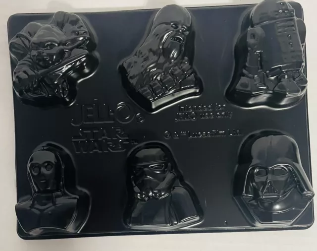Molde de gelatina de Star Wars Jigglers Yoda Chewbacca R2D2 C3P0 Darth Vader