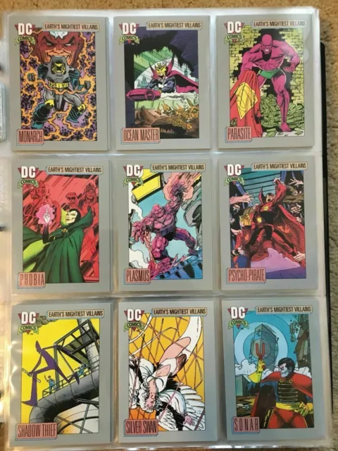 1991 Impel Dc Comics Cosmic Trading Cartes Complet Base Ensemble #1-180 NM/M