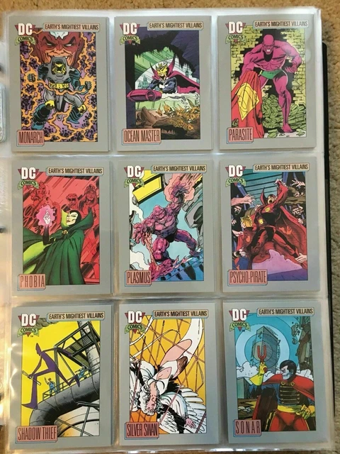 1991 Impel Dc Comics Cosmic Trading Cartes Complet Base Ensemble #1-180 NM/M
