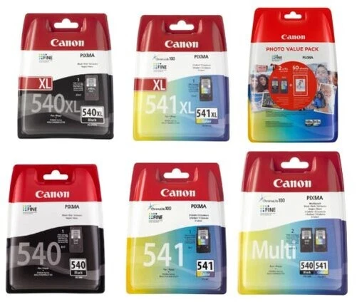 Originale Canon PG-540 CL-541 PG540XL CL541XL Cartucce per Stampante
