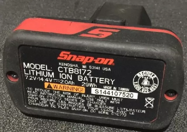 Snap on battery ctb8172 hotsell