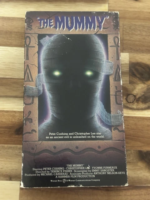 'THE MUMMY' 1959 VHS Peter Cushing, Christopher Lee HORROR CULT VHS ...