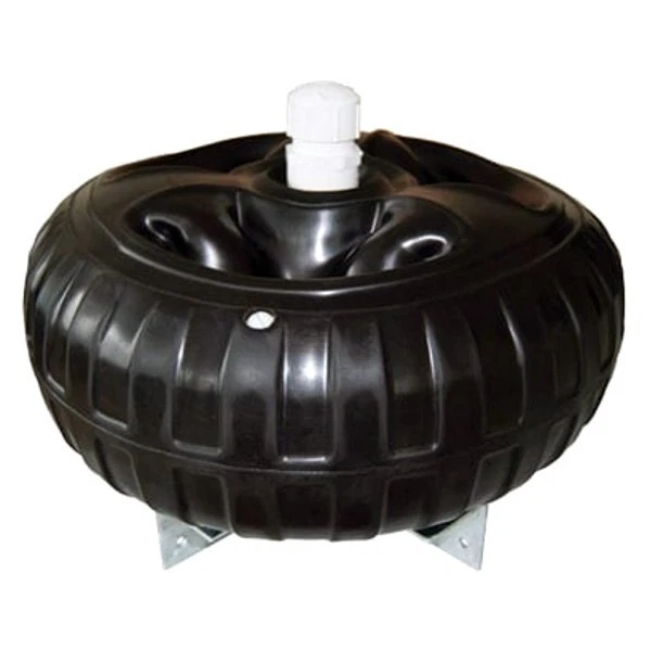 Dock Edge DE95087F 18" D Black Corner Mount Inflatable Dock Wheel