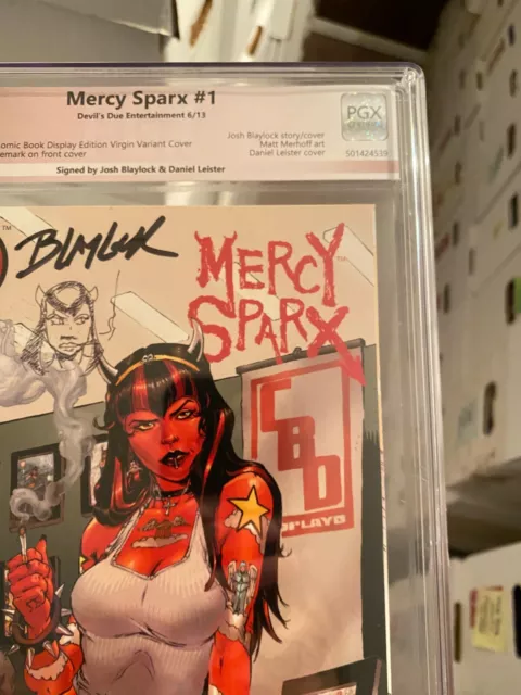 Mercy Sparx 1 Signed WW Chicago CBD Exclusive Variant 0 Ltd 25 PGX 9.4 (Not CGC) 3