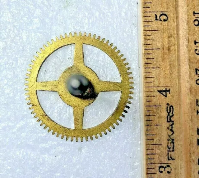 Old Kienzle Clock Movement Ratio Or Transmission Wheel (K6794) 2