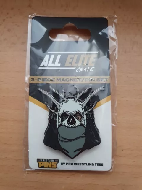 AEW Metall Double Pin MALAKAI BLACK Anstecker All Elite Wrestling Aleister WWE