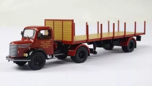 Unic Zu 42 T 1:43 Camion Truck & Trailer Altaya Ixo Semi Remorque