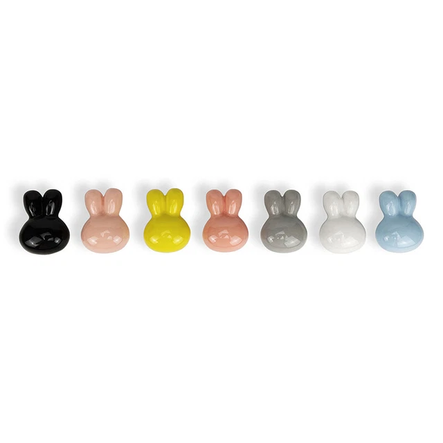 Rabbit handle Vintage Ceramic Door Knobs for Cabinet Drawer Closet Cupboard
