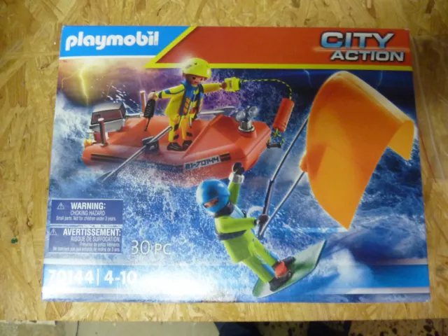 Playmobil City Action 70144 zodiac windsufer figurines neuf en boite new in box