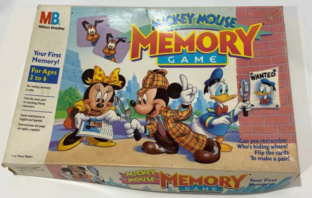 Mickey Mouse Clubhouse Memory Game (Brand New, Sealed) 2007 Milton Bradley