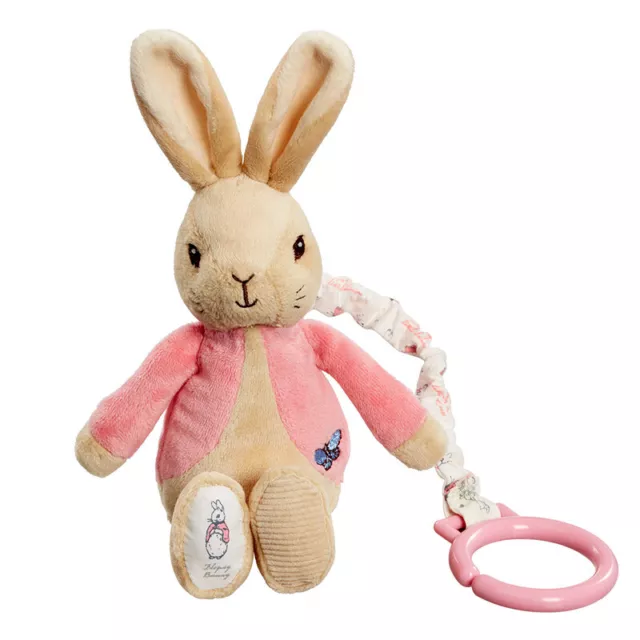 Peter Rabbit Flopsy Bunny Jiggle Attachable Toy 21cm