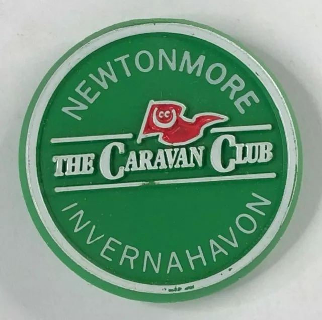 Caravan Club Newtonmore Invernahavon Caravan Site Badge plaque 1980's original