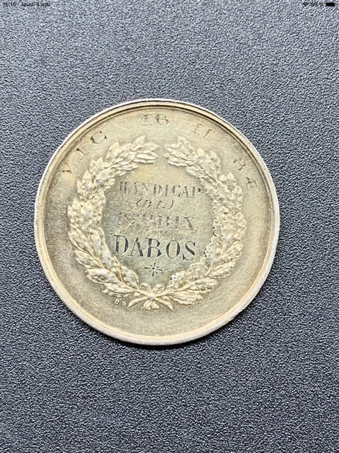 V/RARE ANCIENNE MÉDAILLE BRONZE DESAIDE c1900 1,8 46 mm ORIGINAL NON V/RARE ANCIENNE MÉDAILLE BRONZE DESAIDE c1900 1,8 46 mm ORIGINAL NON