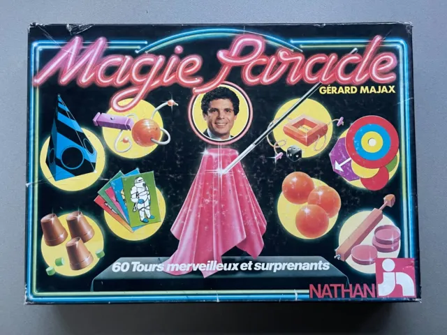 Jeu De Magie Vintage "Magie Parade" Gerard Majax Nathan Annees 1980