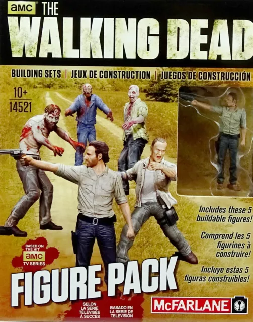 2 FOR 1 MINIATUR FIGUREN PACK FÜR BUILDING SET THE WALKING DEAD McFARLANE TOYS