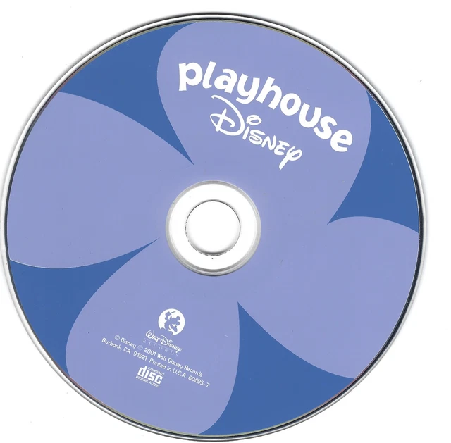 WALT DISNEY RECORDS Playhouse Disney Music CD 2001 Tested and Works CD